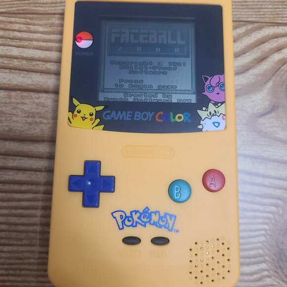 Gameboy Color (Pokemon Re-shell) handheld game - Picture 1 of 5